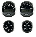 allpa Matrix Voltanzeiger 10-16VDC, 2, Schwarz mit NIRO