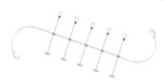 Segelspinne, L=3000mm, Ø10mm