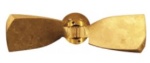 Radice 2-Blatt Bronze Faltpropeller für Saildrive, 13x0