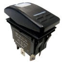 Wasserdichte Schalter mit LED-Indikator, 3-Polig, ON-O