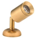 Messing LED-Wand  Leselampe (mini), 8-30V  1,2W, LED 1