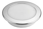 Kunststoff LED-Deckenleuchte mit NIRO Ring, 12V  9,3W,