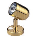 Messing LED-WandLeselampe (mini), 12V, LED 12x 5Ø, War