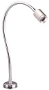 Flexibele LED-Leselampe, Messing verchromt, 8-30V1,2W,