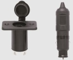 Anschluss mit Stecker, 12V  10A, Inklusive Abdeckung