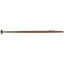 Flaggenstock, Lackiertes Holz,, L=800mm, Ø22mm, mit Ku