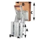 Aluminium Klapbare Aussenbordmotorhalterung (max. 50kg