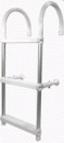 Aluminium Badeleiter mit Haken, 3-Stufen, verstellbare
