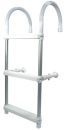 Aluminium Badeleiter mit Haken, 4-Stufen, verstellbare