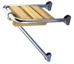 NIRO Mini Badeplattform mit Holzlatten aus Teak, Abm.