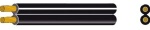 Lautsprecher-Kabel 2x1.5mm² schwarz/schwarz-weiß
