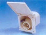 EINBAU WANDSTECKER CEE ELFENBEIN