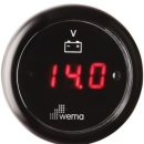 VOLTMETER LED SCHWARZ