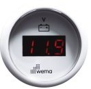 VOLTMETER LED WEISS