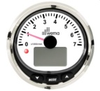 Wema NMEA2000 Silber-Serie Anzeige DZM 7000U weiß