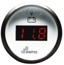 SILVER GAUGE, WEISZ VOLT LED