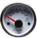 SILVER GAUGE, WEISZ WATERTEMP.