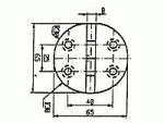 SCHARNIER DIA 65. 90GR 86320A