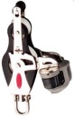 Violinblock mit Unikopf, Hundsfott und Klemme