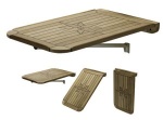 TEAK TABLE TOP 37 x 60CM