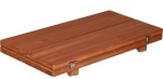 Teak-Tischplatte Wing 33/66x65cm