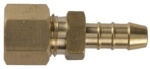 Kupplung Messing 8mm RVS x 8mm Tülle