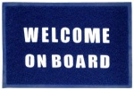 Fußmatte Welcome on Board 60x40cm