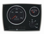 Vetus Alu Motorinstrumententafel 0-5000RMPTyp MPA22 12V