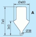 MARKIERUNGSBOJE GELB ZYL D=40CM