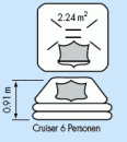 CRUISER STANDARD 6 PERS TASCHE