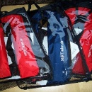 Autom Rettungsweste 150N rot mit Lifebelt
