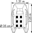 Plastimo TENDER HORIZON 2,30 M SLATTED FLOOR