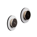 2 x Magnet-Pin Smart, 2 x Metall-Nano-Gel-Pad, weiß
