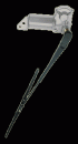 Vetus Scheibenwischerarm, schwarz, 395-481 mm