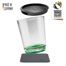 1 x Magnet-Trinkbecher, 1 x Deckel, 1 x Metall-Nano-Gel