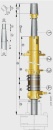 Vetus Niro-Welle mit Hutmutter L=1000mm,25mm