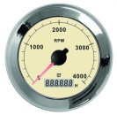Vetus Drehzahlmesser, creme, 0-4000 1/min