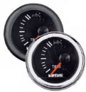 Vetus Trimmanzeige, schwarz, 12/24 Volt