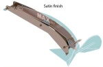 Maxwell MAXSET Bugrolle für 10kg Anker - Satin Finish