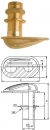 Vetus Wassereinlaß Messing 1/2 (13936)