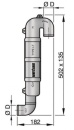Vetus Schwanenhals WLOCKLT40, Ø40mm