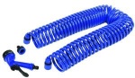 Spiral-Schlauch blau 15 m