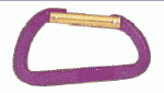 Karabinerhaken aus Leichtmetallegierung 50 mm