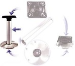 Aluminium High-Low Stuhlfußsatz mit Plug-in Basis