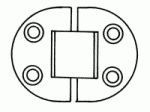 SCHARNIER RVS 51X38X1.5MM